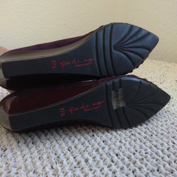 Suede  wedges Pas de Rouge - Picture 5 of 5